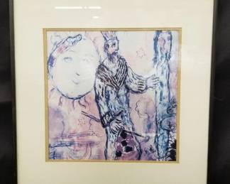 Marc Chagall print Autour de la Flûte Enchantée
