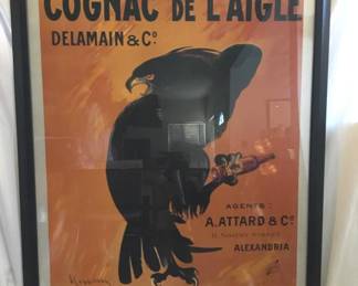 Leonetto Cappiello Cognac De L'aigle poster large format