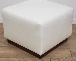 Ralph Lauren upholstered ottoman