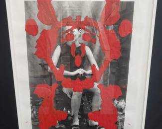 Kate Sitting 1996 mono print