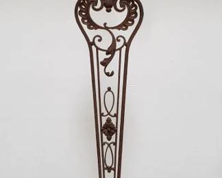 Vintage wrought iron floor lamp