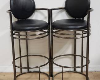 Pair of Design Institute America barstools
