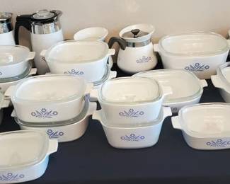 Blue cornflower corningware - great condition. (Huge collection)