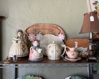 Cookie Jars and and teapots