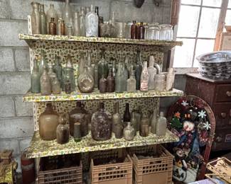 Vintage bottles, some local