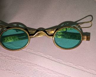Antique, civil war era sliding arm eyeglasses. Rare!