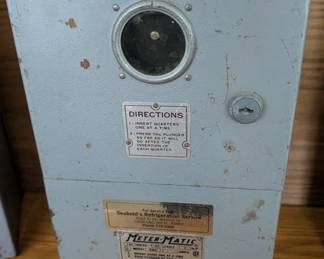 Vintage Meter-Matic coin devices.