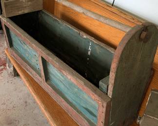 Antique - primitive Ojibwe tool box