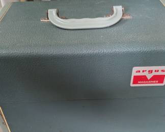 Super cool Argus case filled with slides.