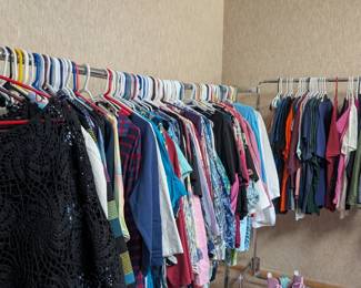 Sooo many clothes, priced to sell!