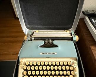 Who remembers pulling all nighters typing papers for your college English class on a typewriter like this? The good old days. Smith-Corona Typewriter