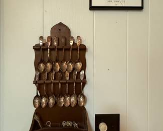 Spoon collection.