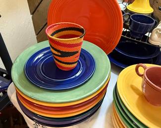 Fiesta-ware plates
