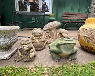 The Frogs! Not a horror movie. Just lots of fun concrete frogs.