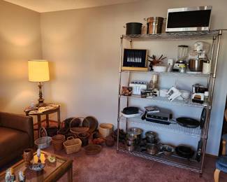 Baskets and app rack