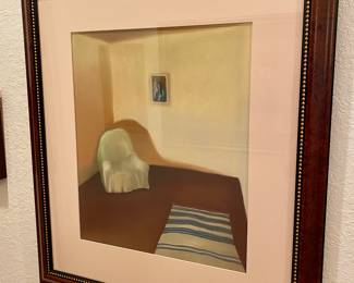 Original framed pastel by Ann Huston of Taos New Mexico.