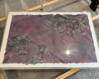 Mixed Media Framed in Plexiglass