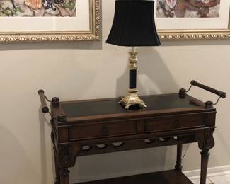 Fine collection of Bassett fine furniture, decorative arts and framed artwork