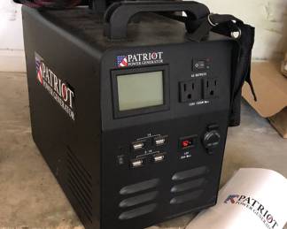 Patriot solar powered generator (needs replacement solar panels)