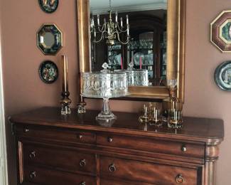 Wonderful collection of fine furniture, mirrors, decorative arts and tableware
