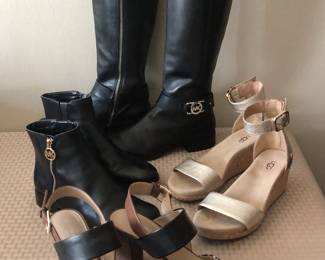 Wonderful collection of ladies footwear by Michael Kors, Ugs, Clarks, Naturalizer and more, in great condition (mostly size 7)