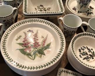 Beautiful set of Portmeirion "Botanic Garden" china dinnerware