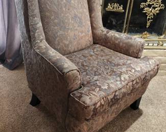 Comfy custom upholstered armchair