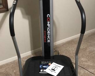 Confidence Whole Body Vibration fitness machine in like new condition