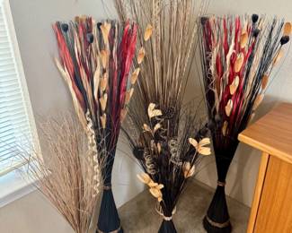 10 Setof5BuriDriedDecorativeBundles3559TallArrangements