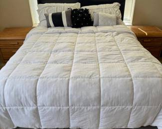 40 QueenBedSetFrameMattressBeddingwHeadboard625W