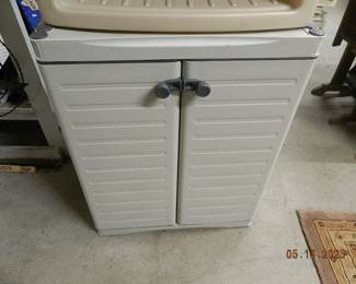 plastic storage cabinet