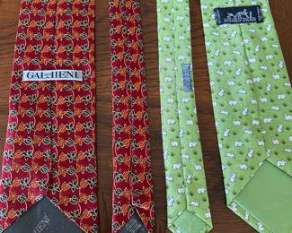 Hermes silk tie