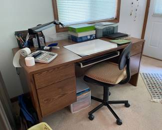 desk & office chair & supplies