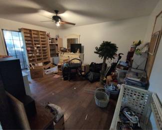 Owner bedroom. Broyhill furniture pieces , generator, Christmas decor, crystal rtc