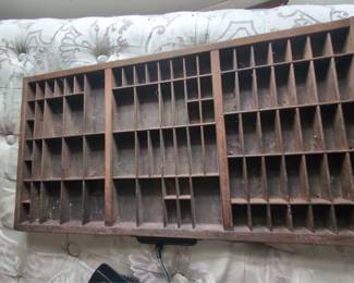 Antique lettertray printer tray