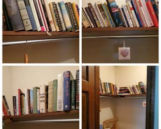 Vintage books and new selections