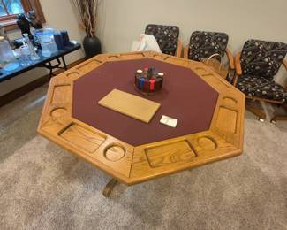 Poker table