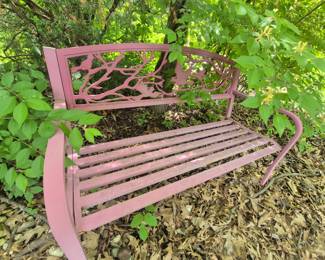 There are TWO of these red benches