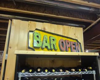 Bar sign - wine not for sale