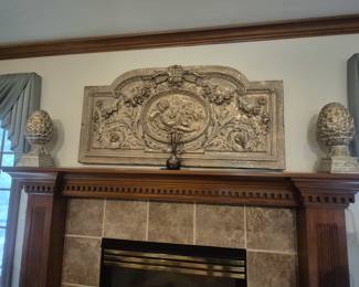 Beautiful mantle piece. I was told it was from the Vatican