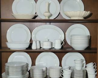 NORITAKE China for 12 with LENOX Accents