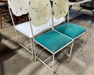 Metal Patio Chairs and Bench Orlando