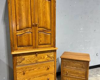 Armoire and Nightstand Orlando