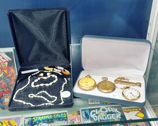 14k Gold Jewelry/Pearls and Pocket Watches Orlando Estate Auction