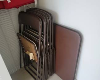 Card table with 4 chairs