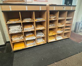 File shelving is available. Owner is keeping all prints.