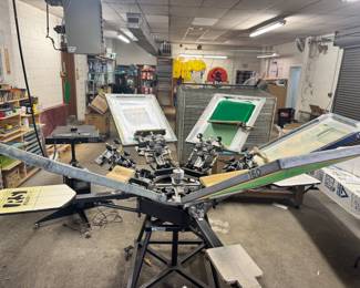Mach Workhorse 6 Color Screen Printing Press - $5,500.00