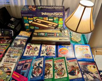 Vintage Intellivision Game Set and 10 Games and Game Boy with Games and Carry Case DVDs Backyard Baseball Video Games