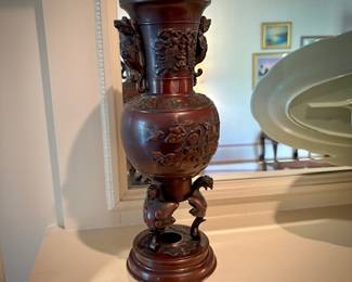 Second of two late 1800s Chinese vases