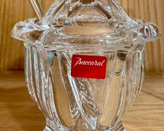 Baccarat Mustard Jar